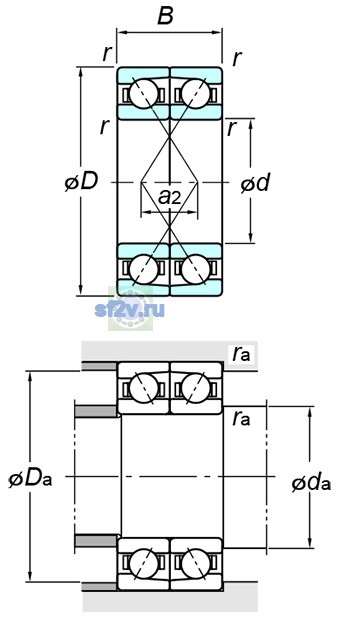 Фото подшипника 7319BDF FY