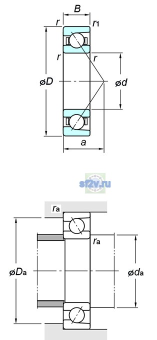 Фото подшипника 7320B FY