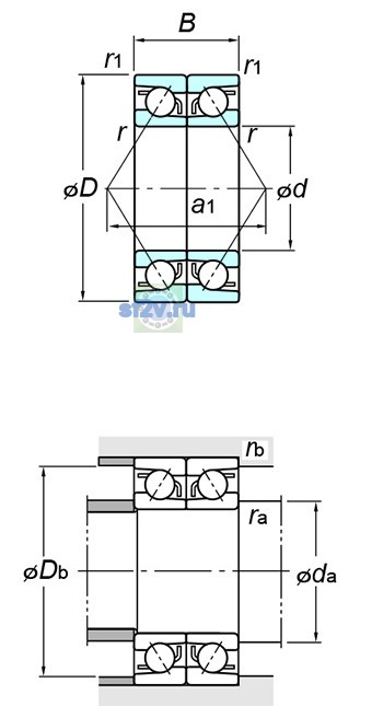 Фото подшипника 7320BDB