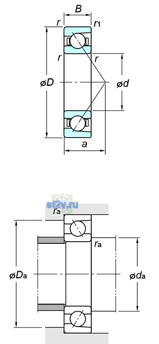 Фото подшипника 7320C FY