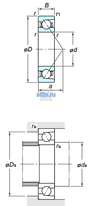 Фото подшипника 7321B FY