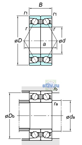 Фото подшипника 7326BDB FY