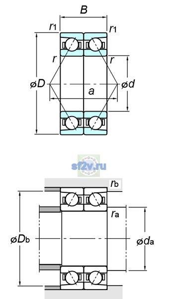 Фото подшипника 7326CDB FY