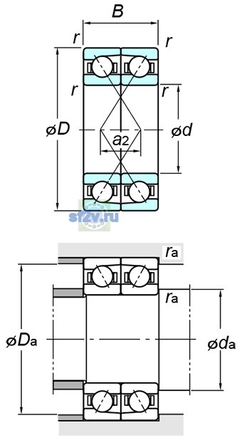 Фото подшипника 7328BDF FY
