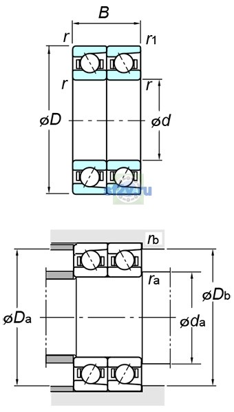Фото подшипника 7328BDT FY