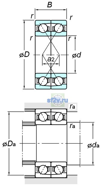 Фото подшипника 7332BDF FY
