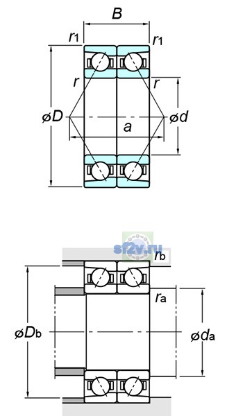 Фото подшипника 7332CDB FY