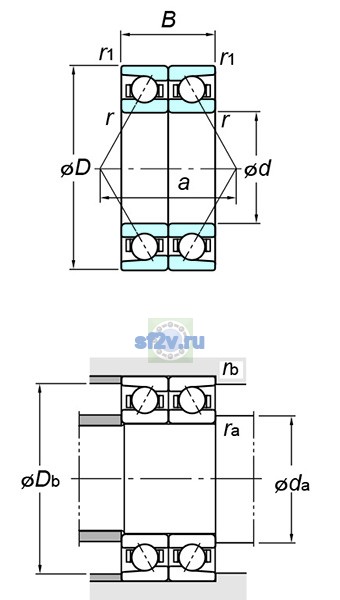 Фото подшипника 7336BDB FY