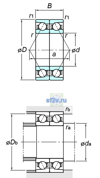 Фото подшипника 7338BDB FY