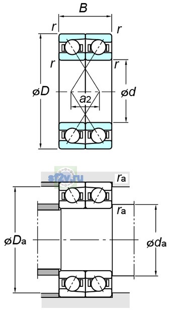Фото подшипника 7340BDF FY