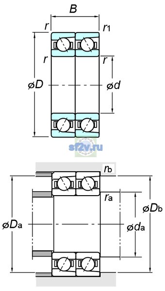 Фото подшипника 7340BDT FY