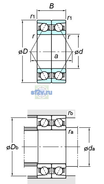 Фото подшипника 7340DB FY