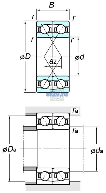 Фото подшипника 7404BDF FY