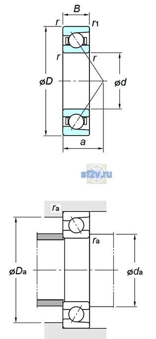 Фото подшипника 7410B FY