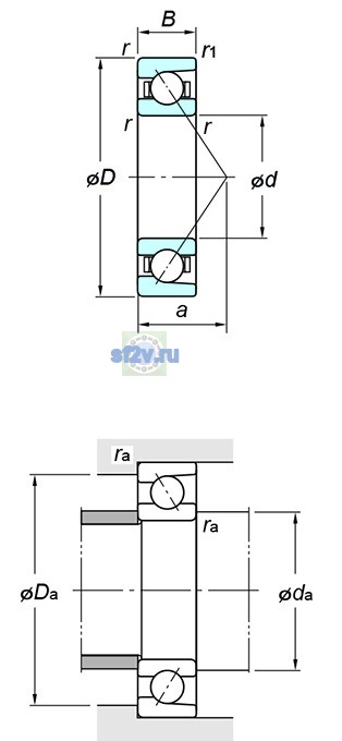 Фото подшипника 7412B FY