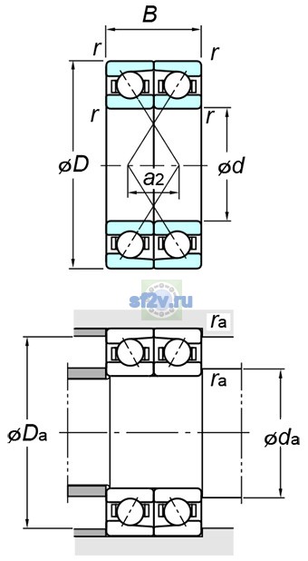 Фото подшипника 7413BDF FY