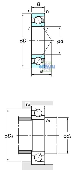 Фото подшипника 7415B FY