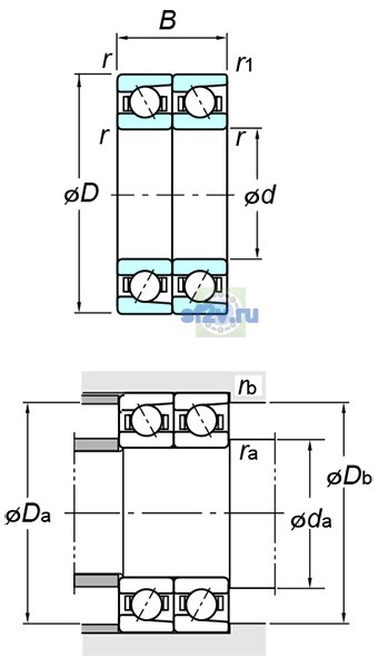 Фото подшипника 7415BDT FY