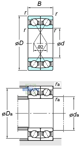 Фото подшипника 7417BDF FY