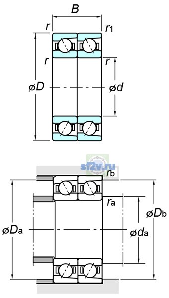 Фото подшипника 7418BDT FY