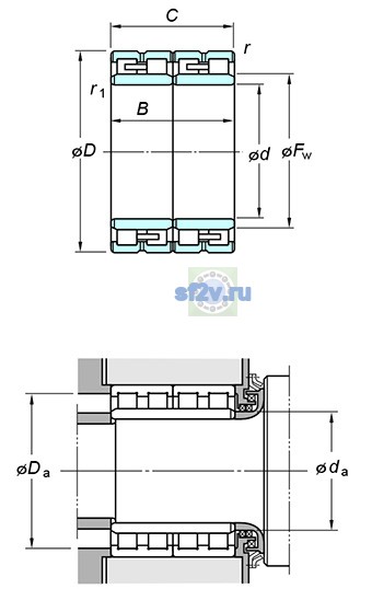 Фото подшипника 74FC52400W