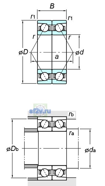 Фото подшипника 7903CDB FY