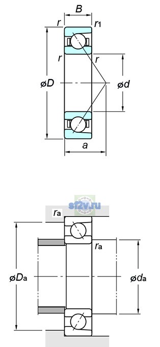 Фото подшипника 7906C FY