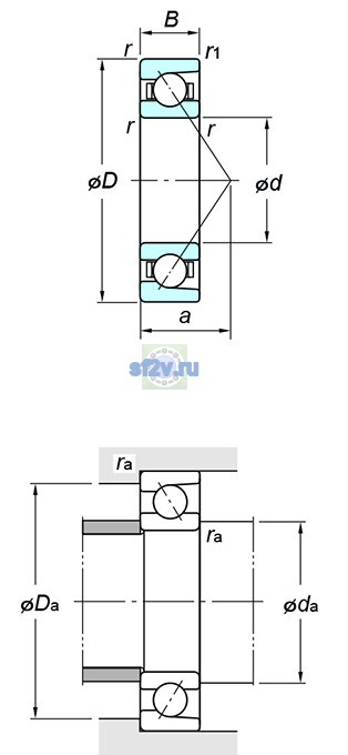 Фото подшипника 7910C FY
