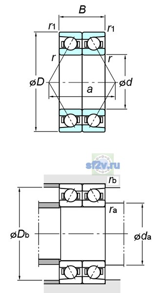 Фото подшипника 7912CDB FY