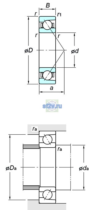 Фото подшипника 7926C FY