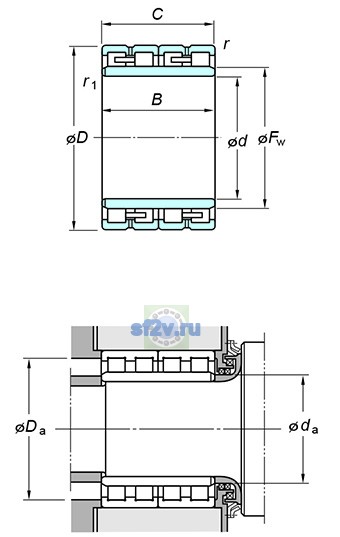 Фото подшипника 80FC52250W