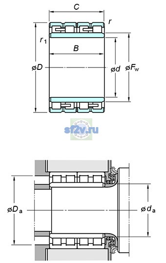 Фото подшипника 81FC6130W
