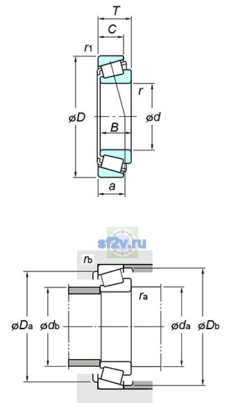 Фото подшипника 936/932