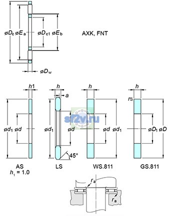 Фото подшипника AXK2035