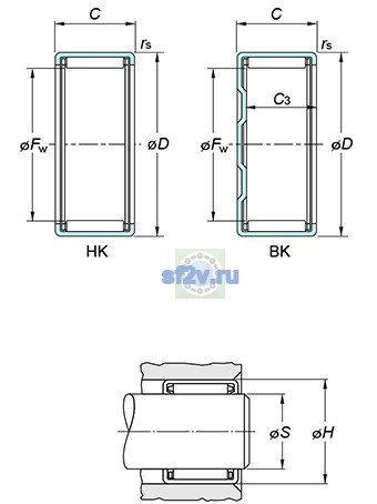 Фото подшипника BK0408