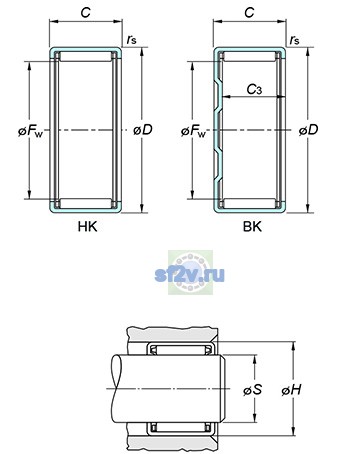 Фото подшипника BK0509