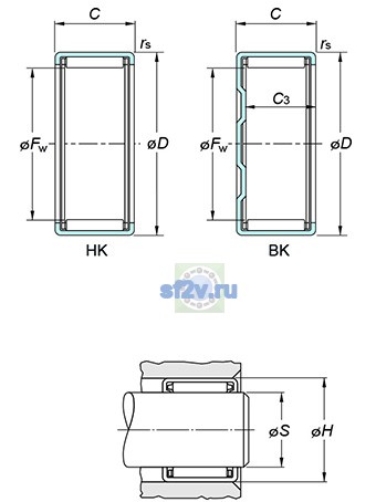 Фото подшипника BK0609
