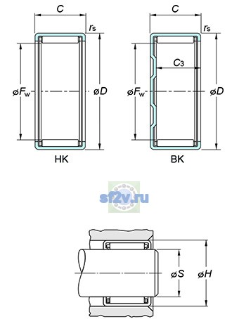 Фото подшипника BK0810