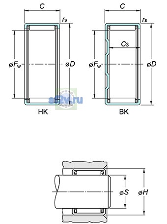 Фото подшипника BK0910