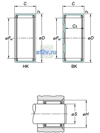 Фото подшипника BK1010