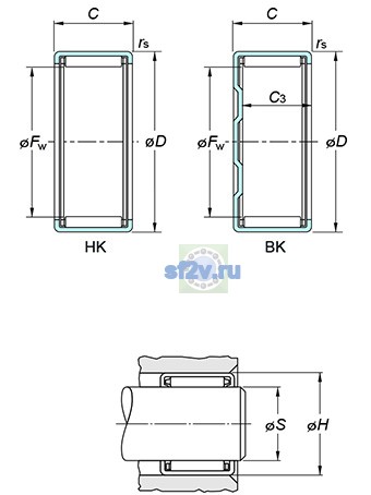 Фото подшипника BK1312