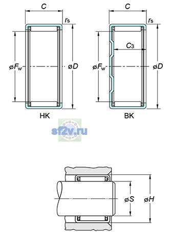 Фото подшипника BK1412