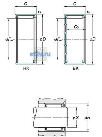 Фото подшипника BK1512