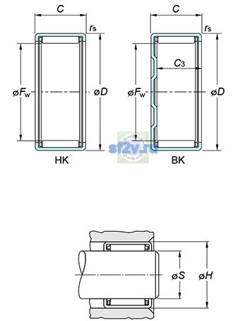 Фото подшипника BK2012