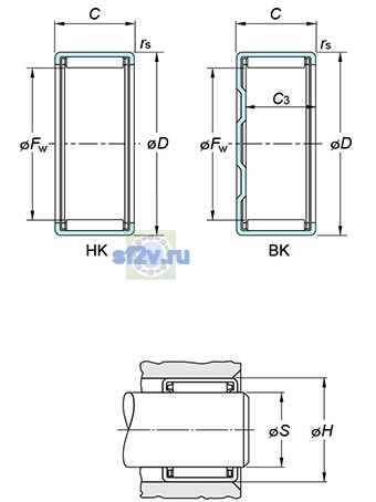 Фото подшипника BK2020