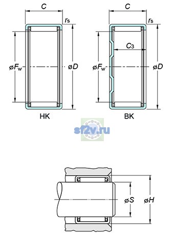 Фото подшипника BK2220