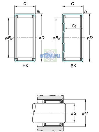 Фото подшипника BK2516