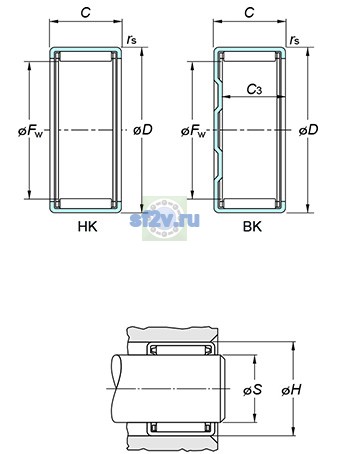 Фото подшипника BK2526