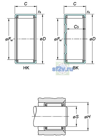 Фото подшипника BK2538