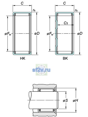 Фото подшипника BK2816